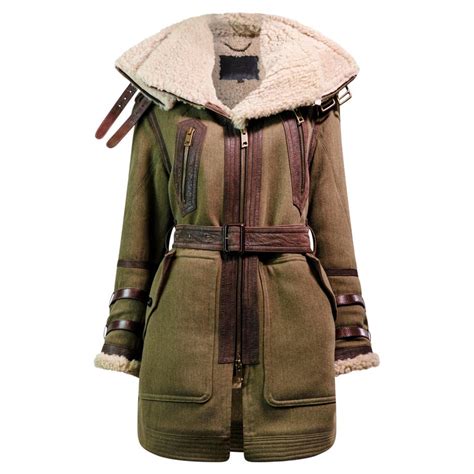 burberry prorsum 2010 shearling coat|Burberry Prorsum Coats .